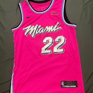 Pink & Black, Size Small Miami Basketball Jersey